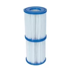 12 x Bestway Type ii / Type 2 Pool Filter Cartridge 10.5cm x 13.6cm