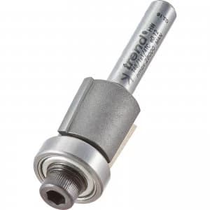 Trend Bearing Guided Trimmer Router Cutter for Veneer 16mm 13mm 1/4"