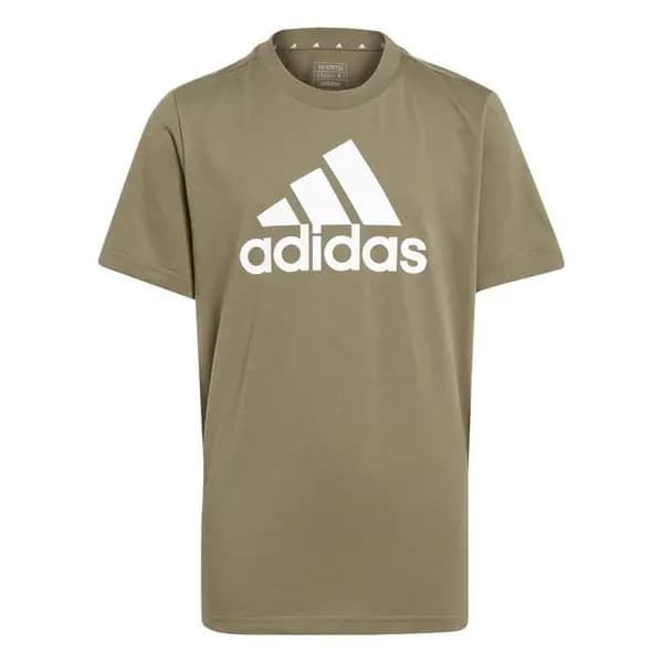 adidas Logo T Shirt Junior - Green 7 - 8 Years