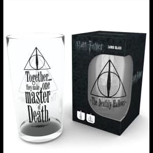 Harry Potter Deathly Hallows Large Glass