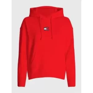 Tommy Jeans Centre Badge Hoodie - Red