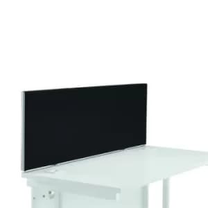 Straight Desk Screen 1400mm Black KF90502