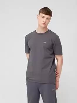 BOSS Tape Regular Fit T-Shirt - Dark Grey Size M Men