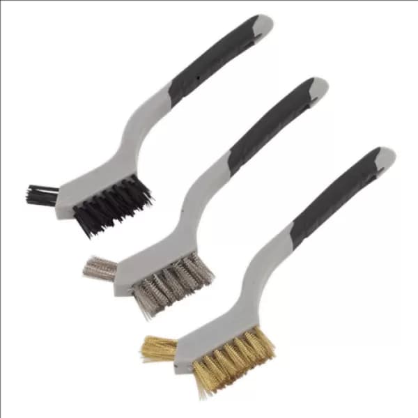 Sealey WB100 Wire Brush Set 3pc Miniature