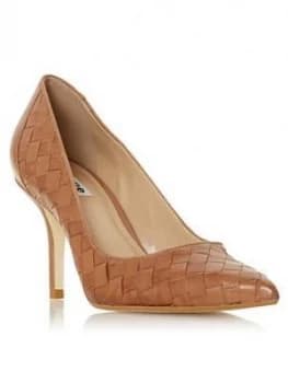 Dune London Bowe Heeled Shoe - Tan Leather