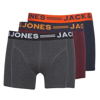 Jack Jones JACLICHFIELD X 3 mens Boxer shorts in Grey - Sizes XL,S,M,L,XL