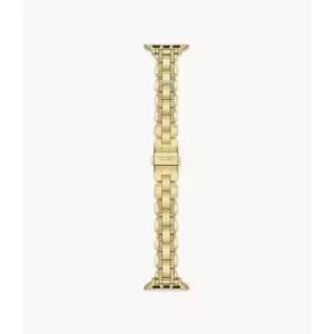 Kate Spade New York Womens -Tone Pav Stainless Steel Bracelet Band For Apple Watch, 38/40/41Mm - Gold