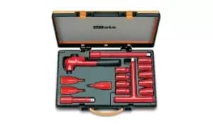 Beta Tools 920 MQ/C16 16pc VDE 1000V Insulated 1/2" Drive Socket & Accessory Set