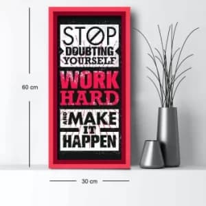 3060AHS-023 Multicolor Decorative Framed MDF Painting