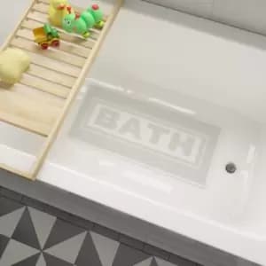 BATH Print Bath Mat White