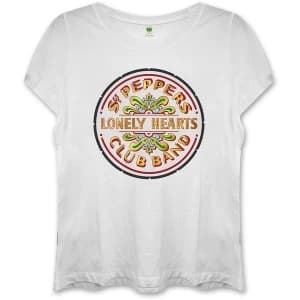 The Beatles - Sgt Pepper Womens Large T-Shirt - White