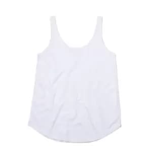 Mantis Womens/Ladies Loose Fit Sleeveless Vest Top (M) (White)