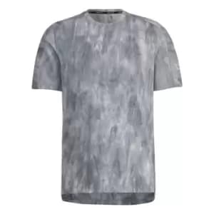 adidas Workout Spray Dye T-Shirt Mens - Halo Silver / White / Black