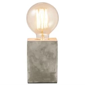Gingersnap Mintage Concrete Table Lamp - Square