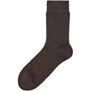 Elle Bamboo 2 pair pack ankle socks - Brown