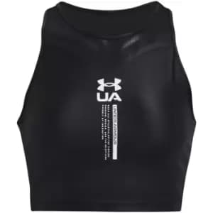 Under Armour Iso Chill Crop Tank Womens - Black