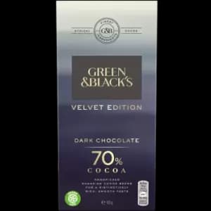 GB Velvet 70% Dark Chocolate 90g Bar