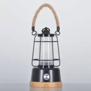 Wildland 12w Portable Rechargeable LED Lantern with Hemp Rope Handle