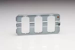 Varilight 3-Gang Twin Grid Frame (Yoke) - Z3PGRID3