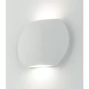 Fan Europe MIURA Outdoor LED 2 Light Up Down Light White, IP54 520lm 3000K 16x12.8x3.5cm