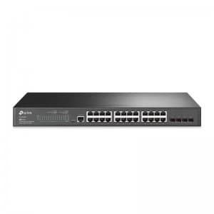 TP Link JetStream 24-Port Gigabit L2 Managed Switch with 4 SFP Slots