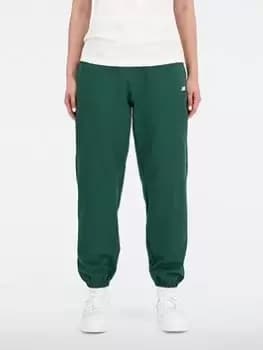New Balance Athletics Remastered French Terry Pants - Dark Green, Dark Green, Size L, Women
