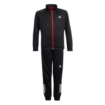 adidas XFG AEROREADY Tracksuit Kids - Black / White / Vivid Red