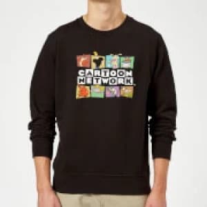 Cartoon Network Logo Characters Sweatshirt - Black