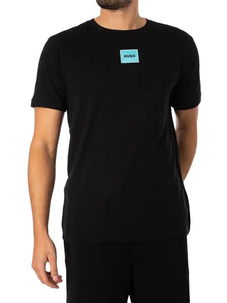 HUGO Diragolino212 Logo T-Shirt Black/Blue S