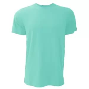 Canvas Unisex Jersey Crew Neck T-Shirt / Mens Short Sleeve T-Shirt (2XL) (Teal)