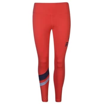 Reebok Logo Tights Ladies - Red