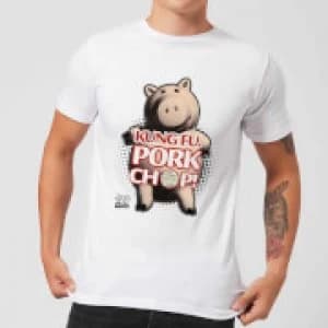 Toy Story Kung Fu Pork Chop Mens T-Shirt - White - 3XL