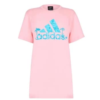 adidas Graphic Logo T-Shirt Mens - Pink