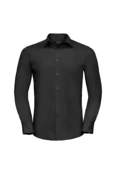 Collection Long Sleeve Poly-Cotton Easy Care Tailored Poplin Shirt