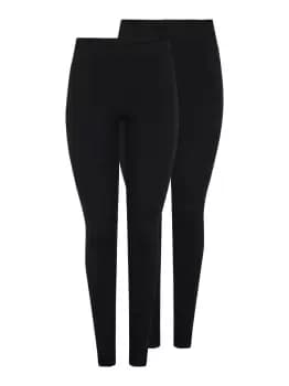 PIECES 2-pack Leggings Women Coloured