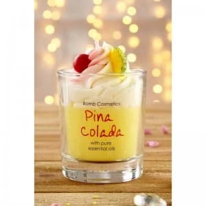 Bomb Cosmetics Pina Colada Piped Scented Candle 100g