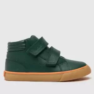 Kickers Dark Green Tovni Hi Padded Boys Toddler Boots