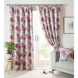 Ashley Wilde Sofia Curtain, 168cm x 229cm, Scarlet