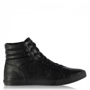 SoulCal Asti Hi Mens Trainers - Black