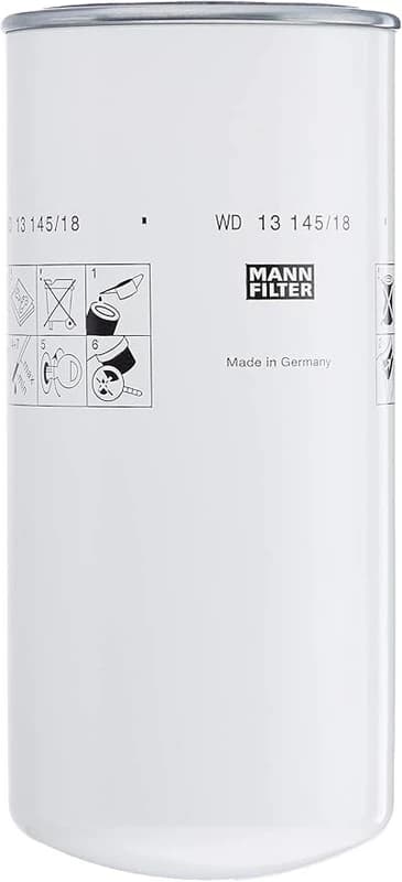 MANN-FILTER WD 13 145/18 Oil filter 1 1/2-16 UN-2B Spin-on Filter, for high pressure levels Oil Filter (7)