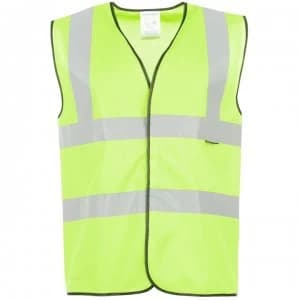 Dunlop Hi Vis Vest - Yellow