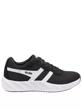 Gola Draken, Black/White, Size 5, Women