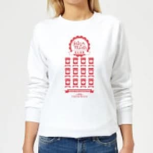 National Lampoon Jelly Of The Month Club Womens Christmas Sweatshirt - White - 3XL
