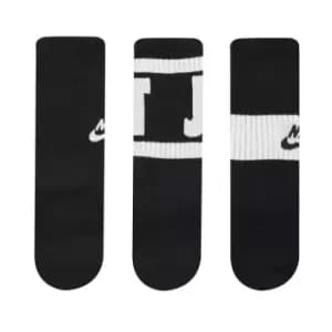 Nike 3 Pack of Just Do It Crew Socks - Black