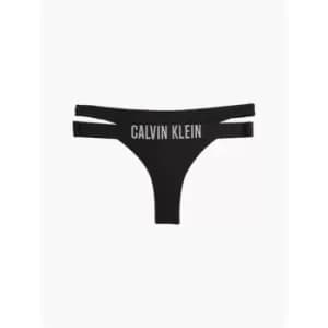 Calvin Klein Thong Brazilian - Black