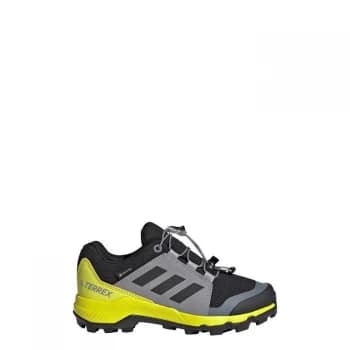 adidas Terrex GORE-TEX Hiking Shoes Kids - Black / Yellow / Grey