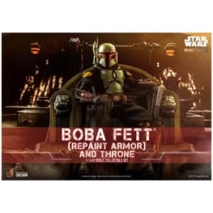 Hot Toys Star Wars The Mandalorian Action Figure 1/6 Boba Fett (Repaint Armor) and Throne 30 cm