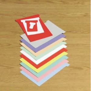 Nobo T-Cards A110 Size 4 Red 32938928 (PK100)