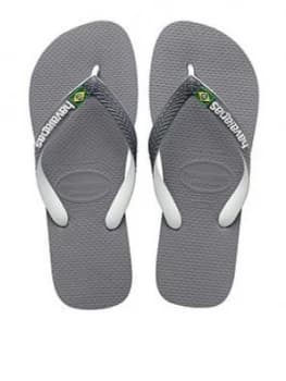 HAVAIANAS Brasil Mix Flip Flop, Multi, Size 11-12, Men