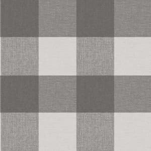 Superfresco Colours Glamorous Check Charcoal Wallp Wallpaper Paper